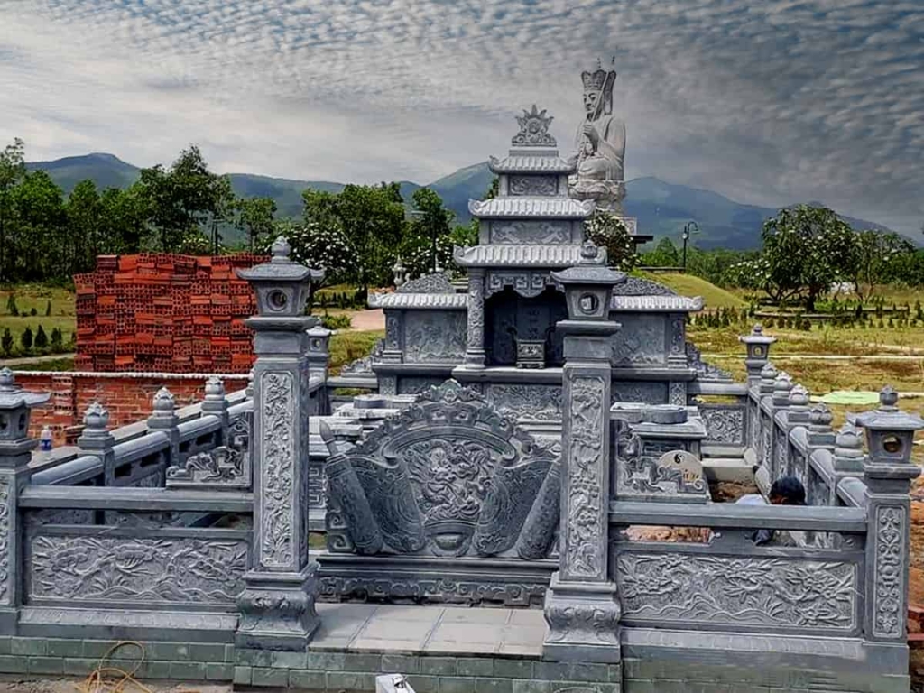 Mẫu lăng mộ hai mái