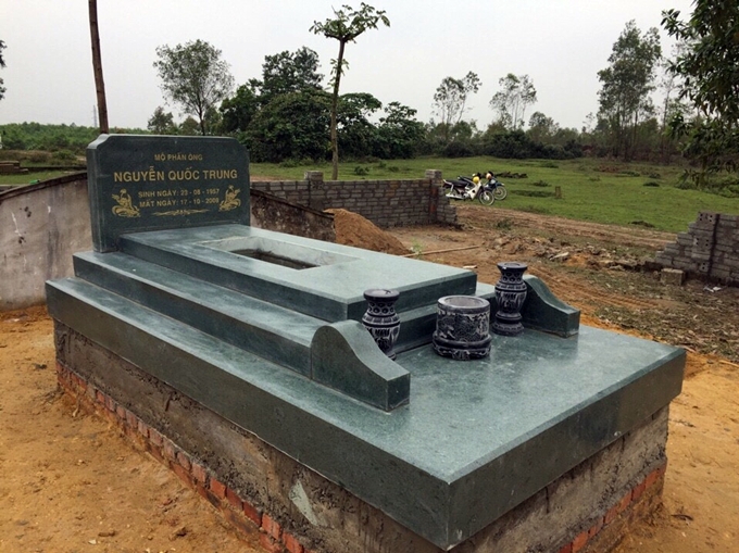 Kích thước mộ đá đơn